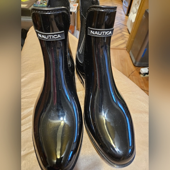 NAUTICA Shayna Double-Gore Ankle Rain Boots women's size 9 - Picture 2 of 11